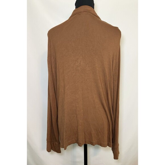 SKIMS Copper Soft Lounge Long Sleeve Pajama‎ Top Button Women's XL - Picture 3 of 12